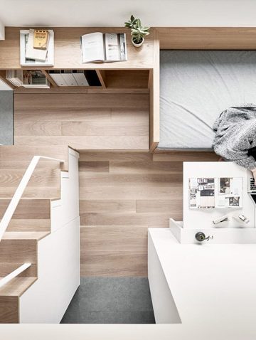 Căn hộ siêu nhỏ tiện nghi 17,6 m2 cho những chuyến đi về của người trẻ
