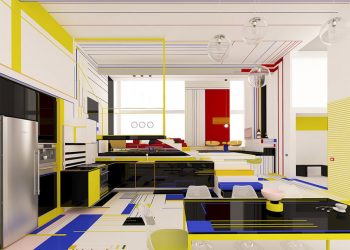 Chiêm ngưỡng căn hộ màu sắc cảm hứng từ tác phẩm của họa sĩ Piet Mondrian-8