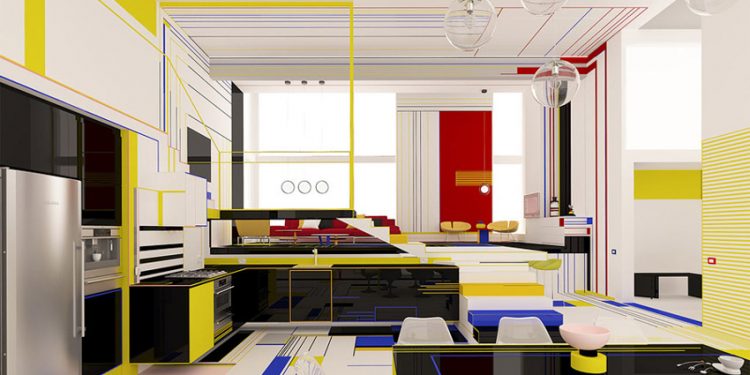 Chiêm ngưỡng căn hộ màu sắc cảm hứng từ tác phẩm của họa sĩ Piet Mondrian-8