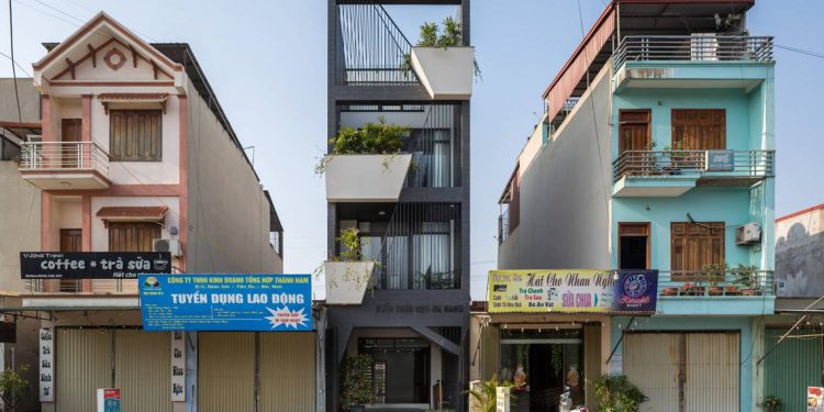 Ngôi nhà ống mặt tiền hình khối tạo nên sự khác biệt - 01