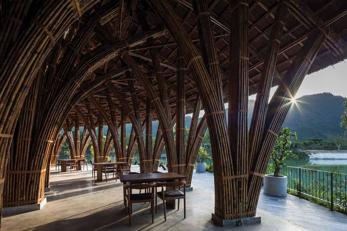 Mái vòm tre trên nhà hàng ven hồ - Kiệt tác kiến trúc mới của KTS Võ Trọng Nghĩa - 5