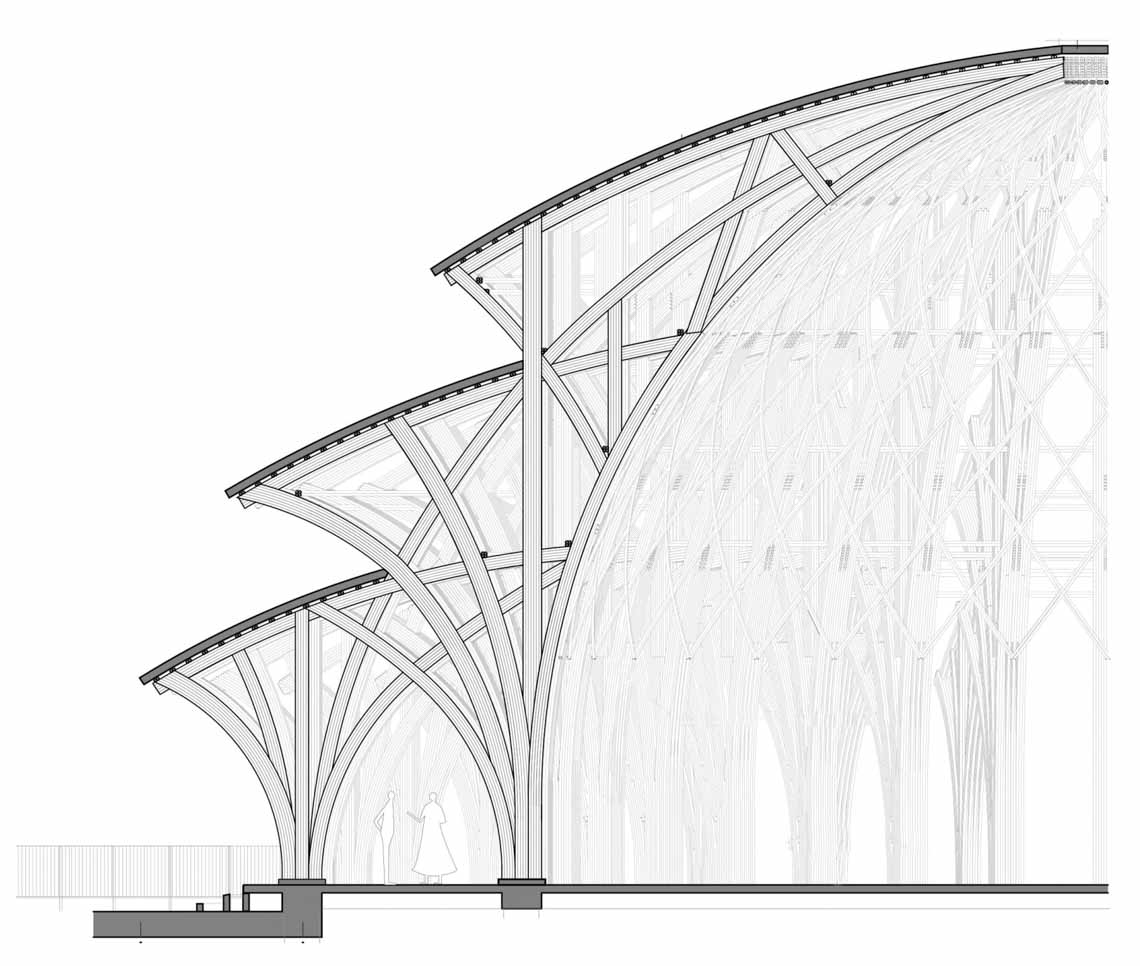 Mái vòm tre trên nhà hàng ven hồ - Kiệt tác kiến trúc mới của KTS Võ Trọng Nghĩa - 11