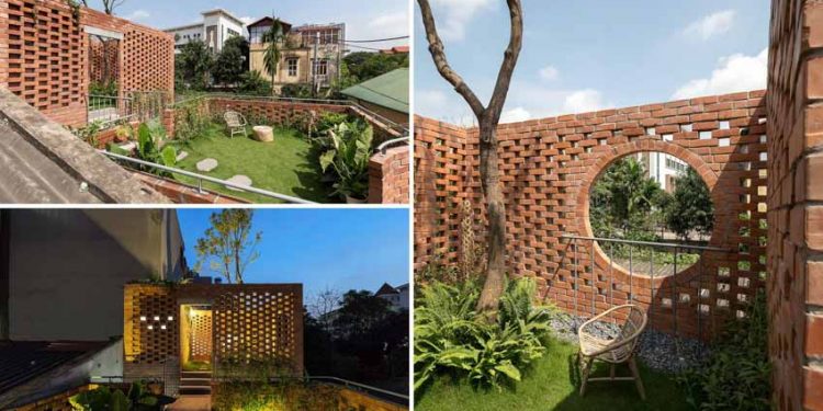 Ngôi nhà ở Hà Nội với không gian ngoài trời trên sân thượng - 1