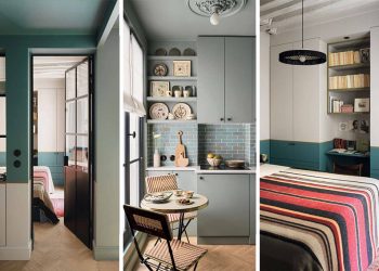 Căn hộ 25m2 ở Paris với màu sắc sáng tạo và nội thất linh hoạt - 0