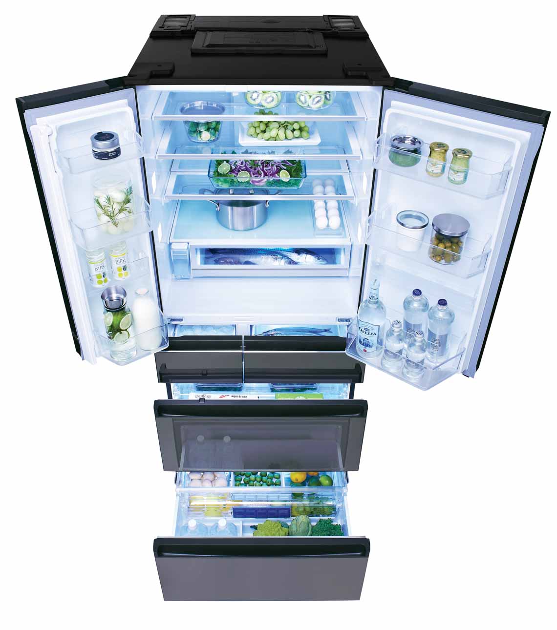 Tủ lạnh sáu cửa Nhật Bản Panasonic - 2
