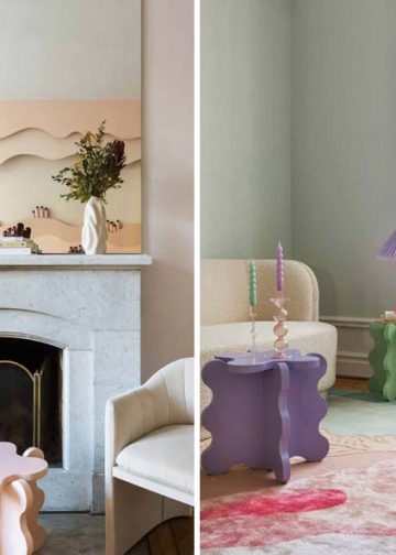 Màu pastel tạo nét độc đáo cho hair salon của thương hiệu Thụy Điển