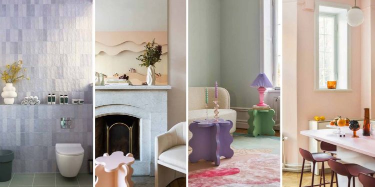 Màu pastel tạo nét độc đáo cho hair salon của thương hiệu Thụy Điển