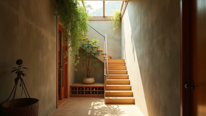 Giếng trời đưa sáng vào giữa nhà ống Sài Gòn