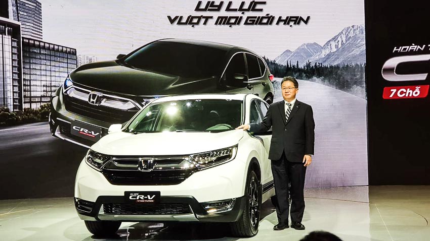 Honda CR-V thế hệ thứ 5 ra mắt tại Việt Nam
