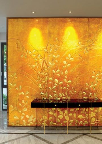 Artglass Gold - Kính dát vàng - 1