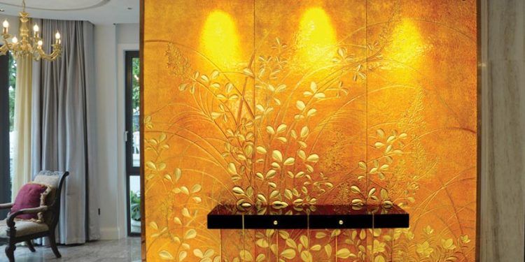 Artglass Gold - Kính dát vàng - 1