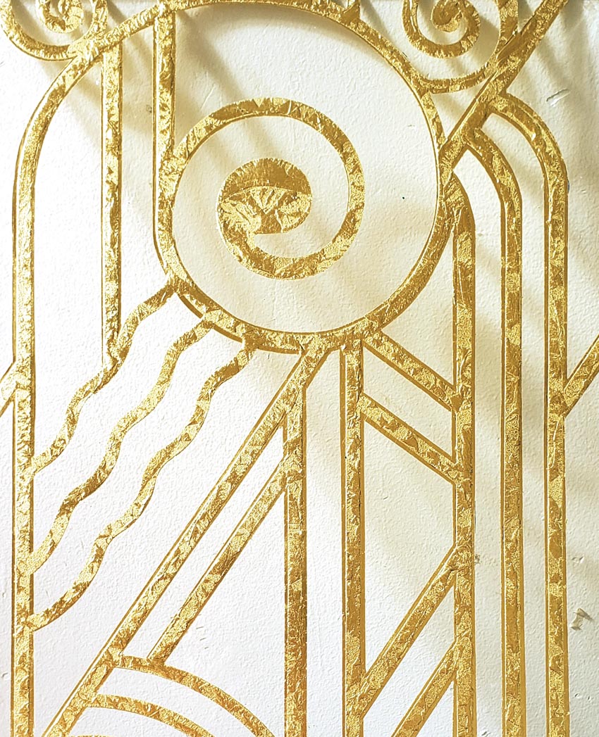 Artglass Gold - Kính dát vàng - 14