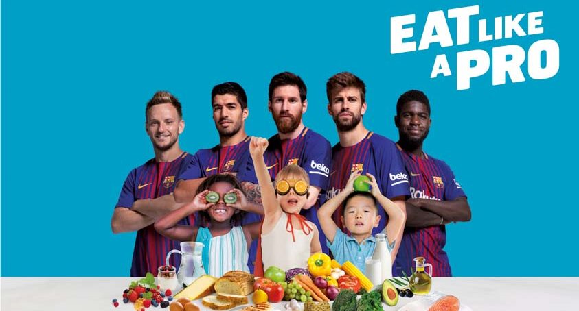 Beko và CLB Barcelona kêu gọi xây dựng phong cách ăn uống lành mạnh