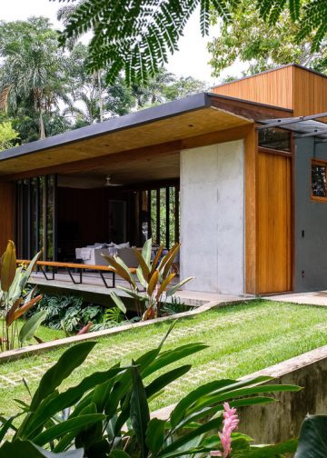 Ngôi nhà bằng gỗ sử dụng các nguyên tắc “xanh” để giảm tác động của môi trường