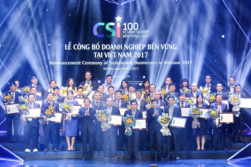 AkzoNobel nằm trong Top 100 doanh nghiệp phát triển bền vững nhất của VN năm 2017