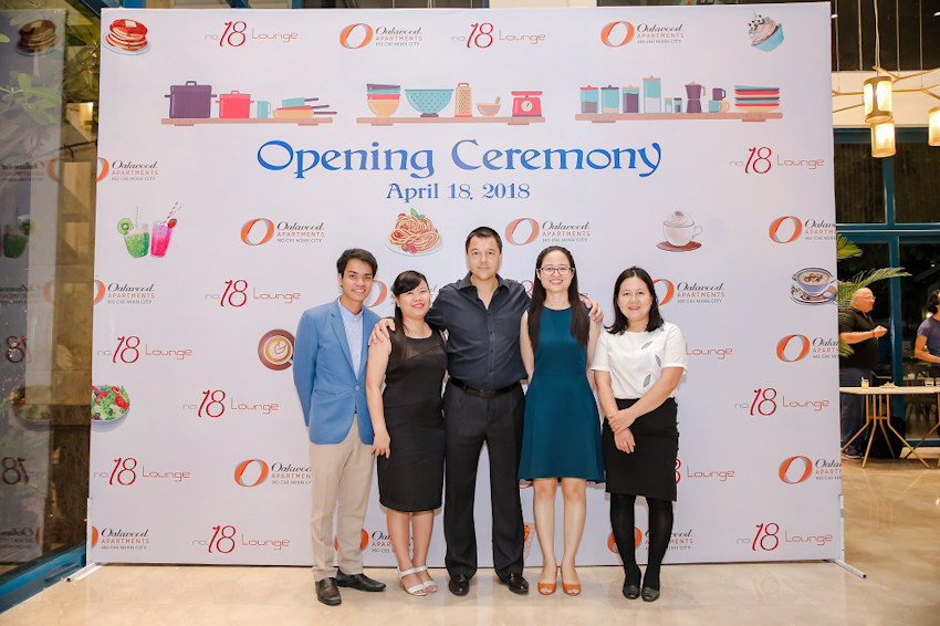 Oakwood Apartments khai trương nhà hàng mang tên no.18 Lounge