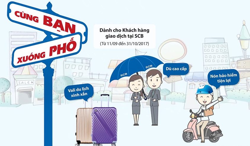 SCB cùng bạn đồng hành khắp phố phường