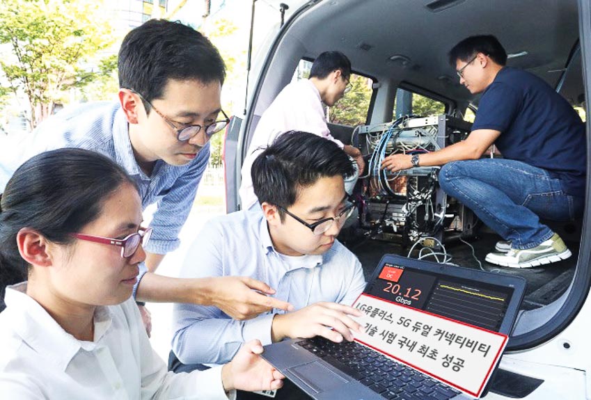 LG U+ và Huawei trình diễn thành công công nghệ “Kết nối kép” 5G