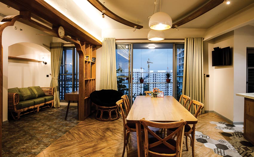 Tính hướng nội trong một căn hộ trẻ