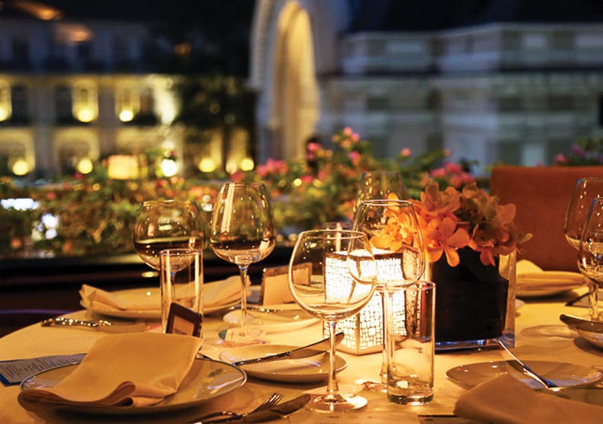 Bữa tiệc tối tại Nhà hàng Reflections