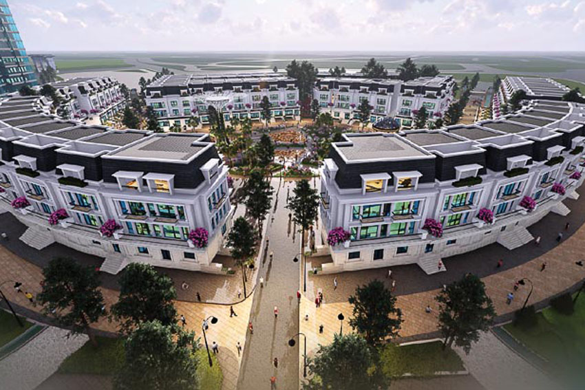 Sắp mở bán chuỗi nhà phố thương mại khu vực tây Hồ Tây