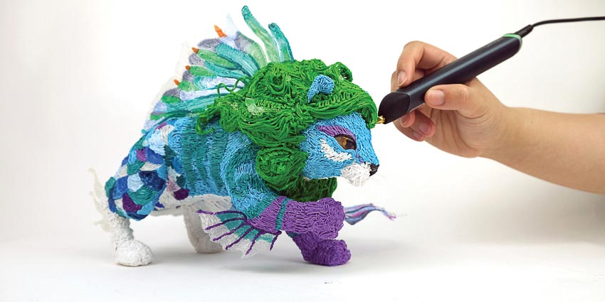 Bút in 3D mở rộng không gian sáng tạo