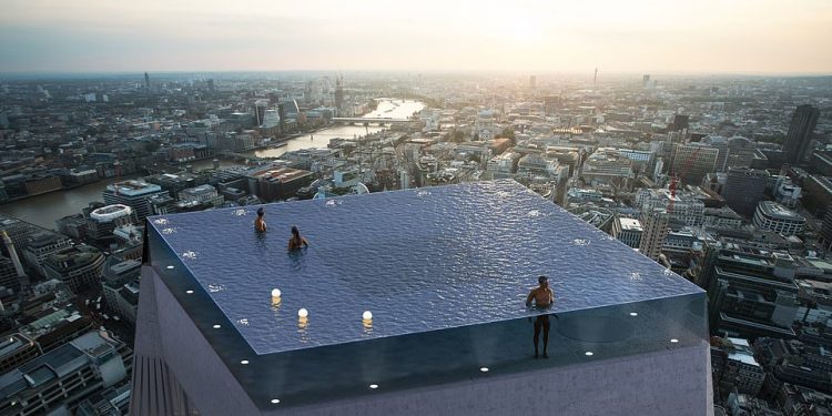 Infinity London giới thiệubể bơi vô cực 360 độ đầu tiên trên thế giới - 0