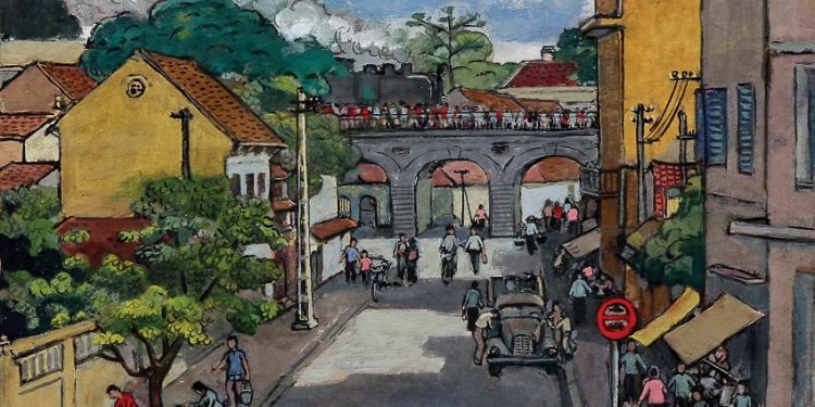 DNP774-tranh-ve-Ha-Noi-cua-Le-Van-Xuong-MT2-2018-4