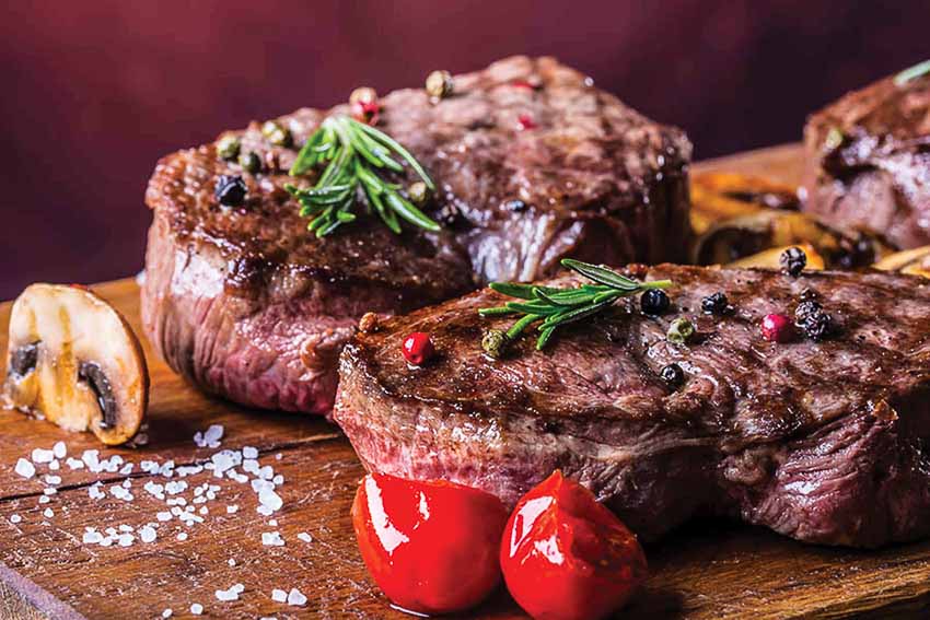 Thực đơn bò thượng hạng tại Nhà hàng Signature