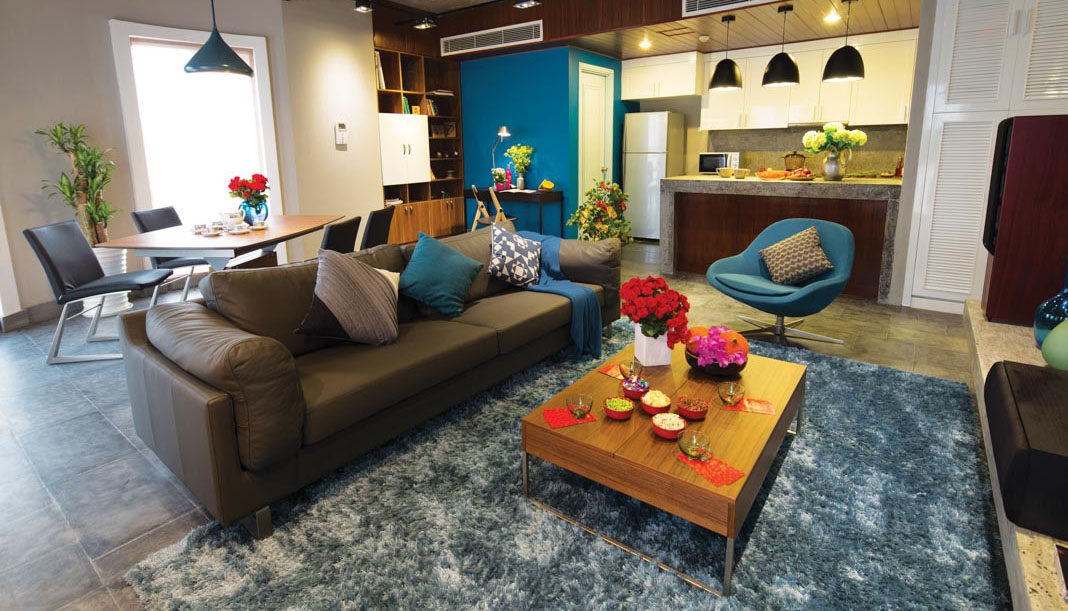 Đón xuân trong căn hộ mới