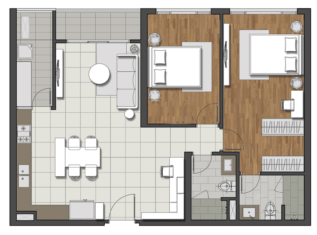 EH_Unit_Layout_FA-3 (2BL-1)