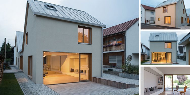 Nhà mái thái đương đại, nội thất tối giản hiện đại