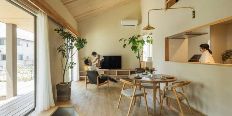 Ngôi nhà Nhật Bản ấm cúng theo phong cách tối giản với đầy đủ chức năng