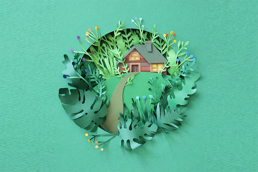 Tranh Giấy mang gần gió xuân vào thế giới nhỏ bé