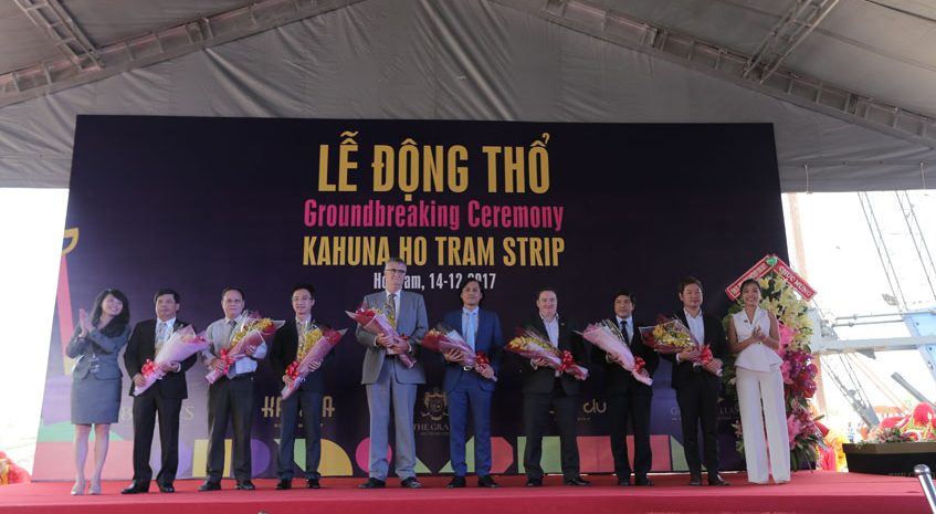 Động thổ dự án Condotel và Biệt thự Kahuna Hồ Tràm Strip