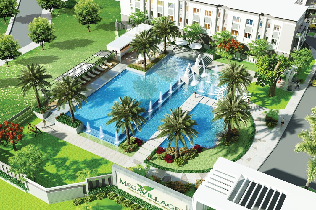 An cư tại không gian sống xanh Mega Village