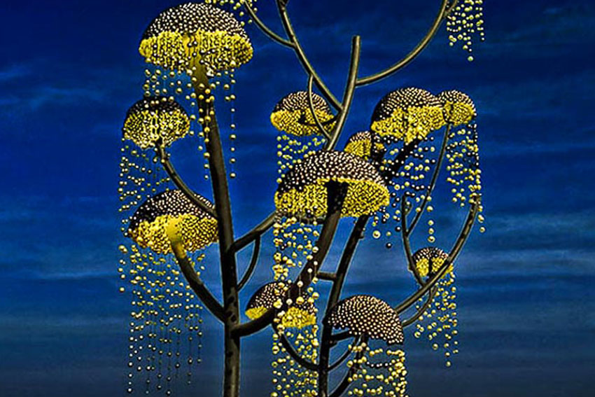 Tác phẩm nghệ thuật sắp đặt: Cây “Ước nguyện đạt thành” ở Ấn Độ