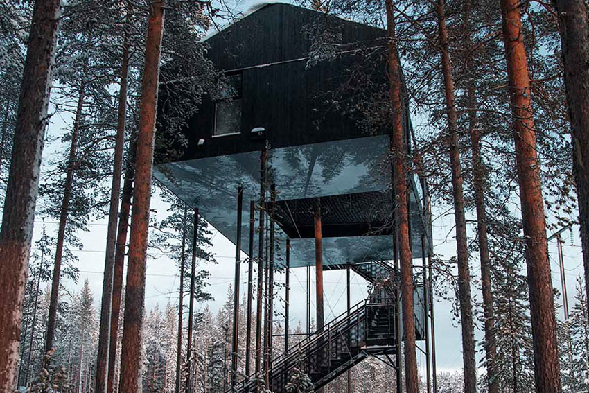 Đón nắng, đón gió tại khách sạn có một không hai ở Thụy Điển