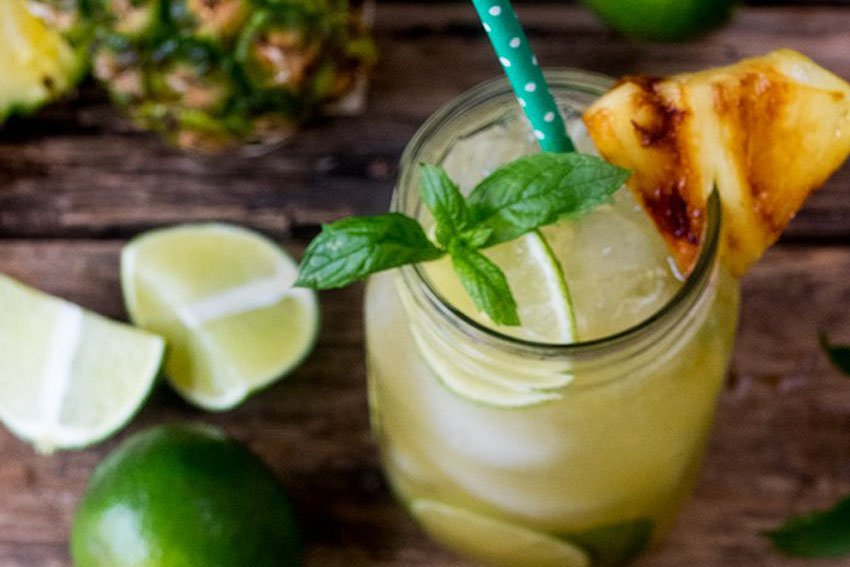 Thú vị với cocktail Mojito hương dứa gừng