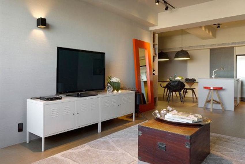 Vận dụng sắc màu trong không gian tối giản