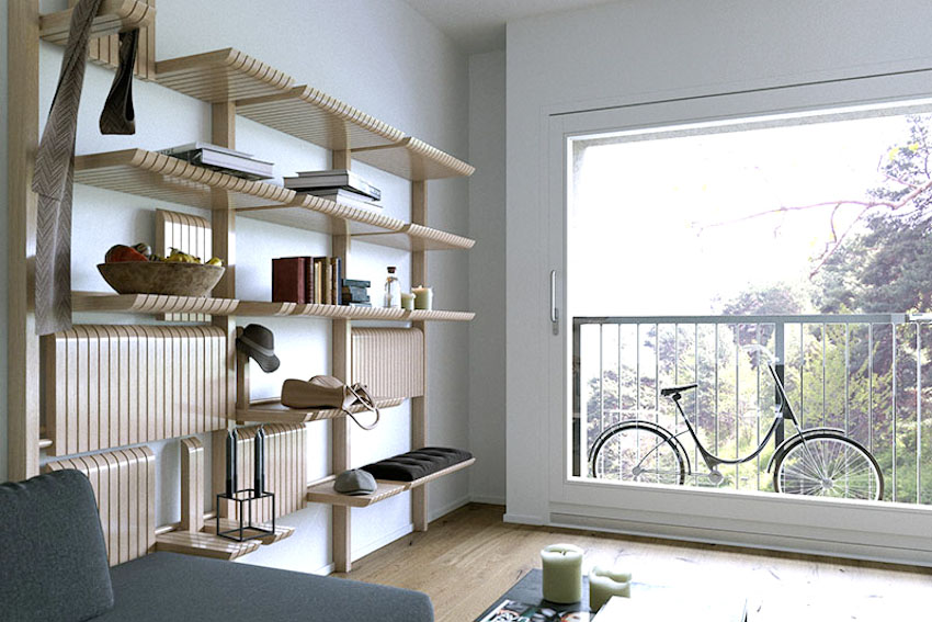 Kệ gỗ đa năng, sử dụng trong nhiều không gian khác nhau