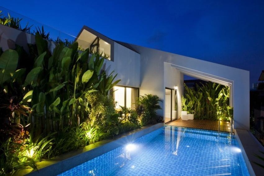 Hồ bơi ở trên cao