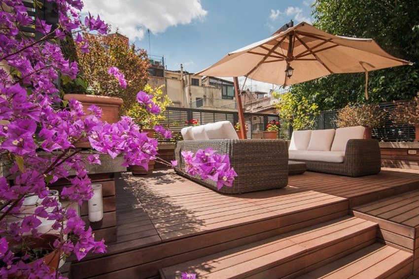 Trong căn hộ ở Rome