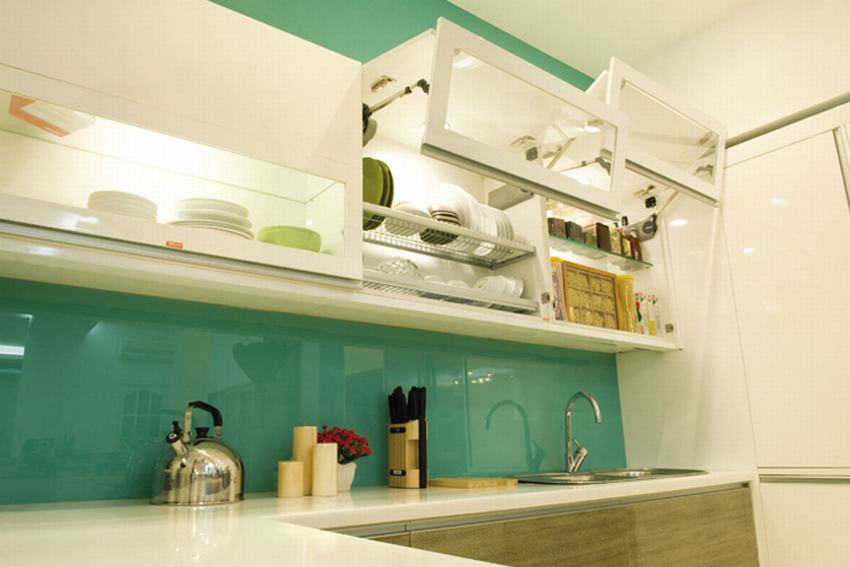 Kệ bếp xinh và ấm áp cho “nhà táo”