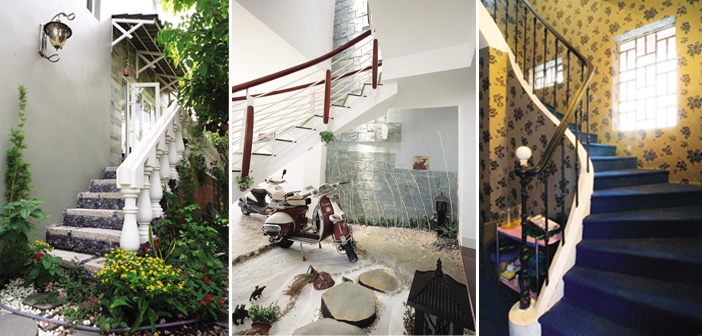 Cầu thang: không gian và chất liệu