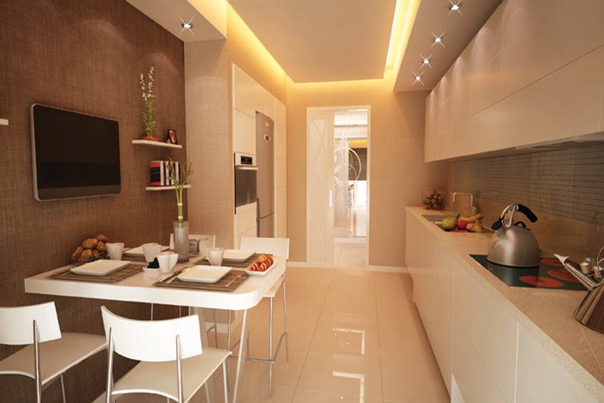 Góc bếp trong ngôi nhà hiện đại: đẹp và an toàn