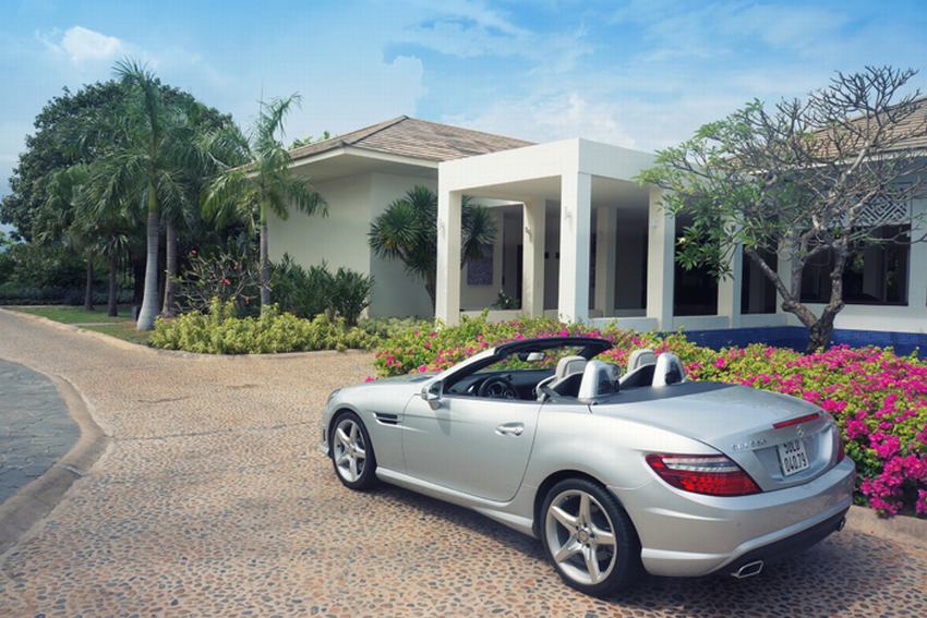 Vi vu lướt gió với SLK350