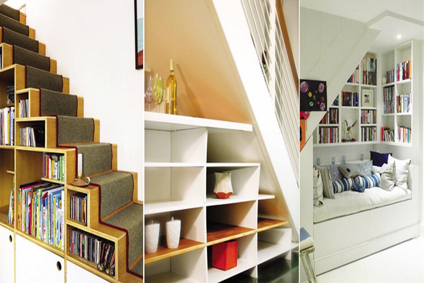 Tận dụng không gian dưới gầm cầu thang