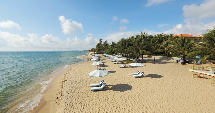 Bãi biển tuyệt đẹp ở La Veranda Resort Phú Quốc