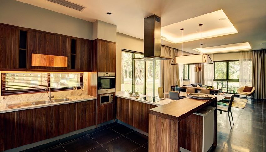 Mang thiên nhiên vào trong gian bếp